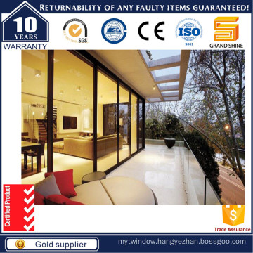 8mm Tempered Glass Sliding Glass Door with CE&ISO9001